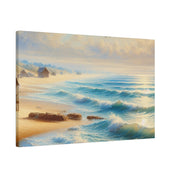 Seashore Reverie Coastal Beach Painting Canvas