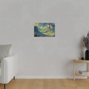 Majestic Nature Mountain Landscape Painting Canvas