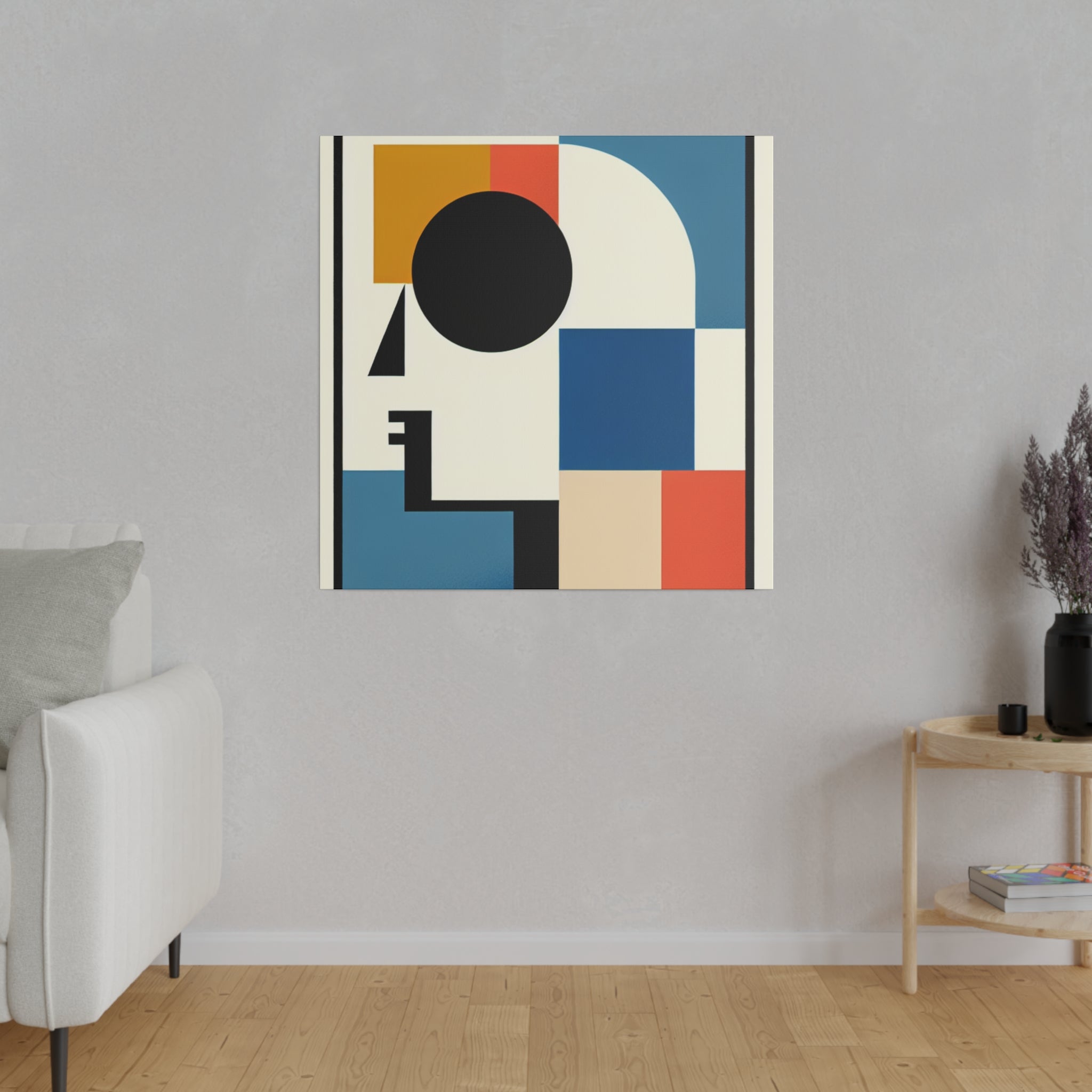 Modern Face Abstract Wall Decor Painting Canvas