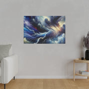 Tempest Heaven's Mirage Lightning Painting Canvas