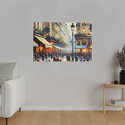 Riviera Reverie Blend French Street Painting Canvas