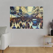 Rue d'Art Vivant French Street Painting Canvas