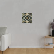 Deco Elegance Swirls Pattern Art Deco Wall Art Canvas