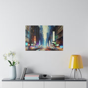 Manhattan Hues Alive New York City Street Painting Canvas