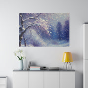 Whispering Winters of Yore Winter Painting Canvas