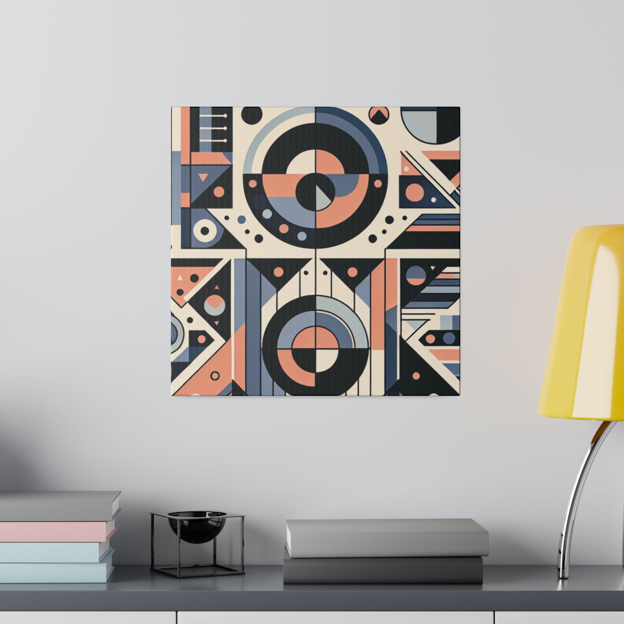 Geometry Extravaganza Geometric Painting Canvas