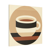 Simplicity Brewed: A Study in Coffee Minimalism Coffee Wall Art Canvas