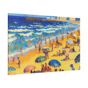 Sea Vintage Whispers Beach Painting Canvas