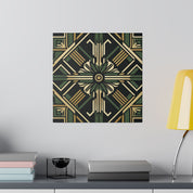 Deco Dazzle Elegance Pattern Art Deco Wall Art Canvas