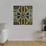 Deco Dreamscape Elegance Pattern Art Deco Wall Art Canvas