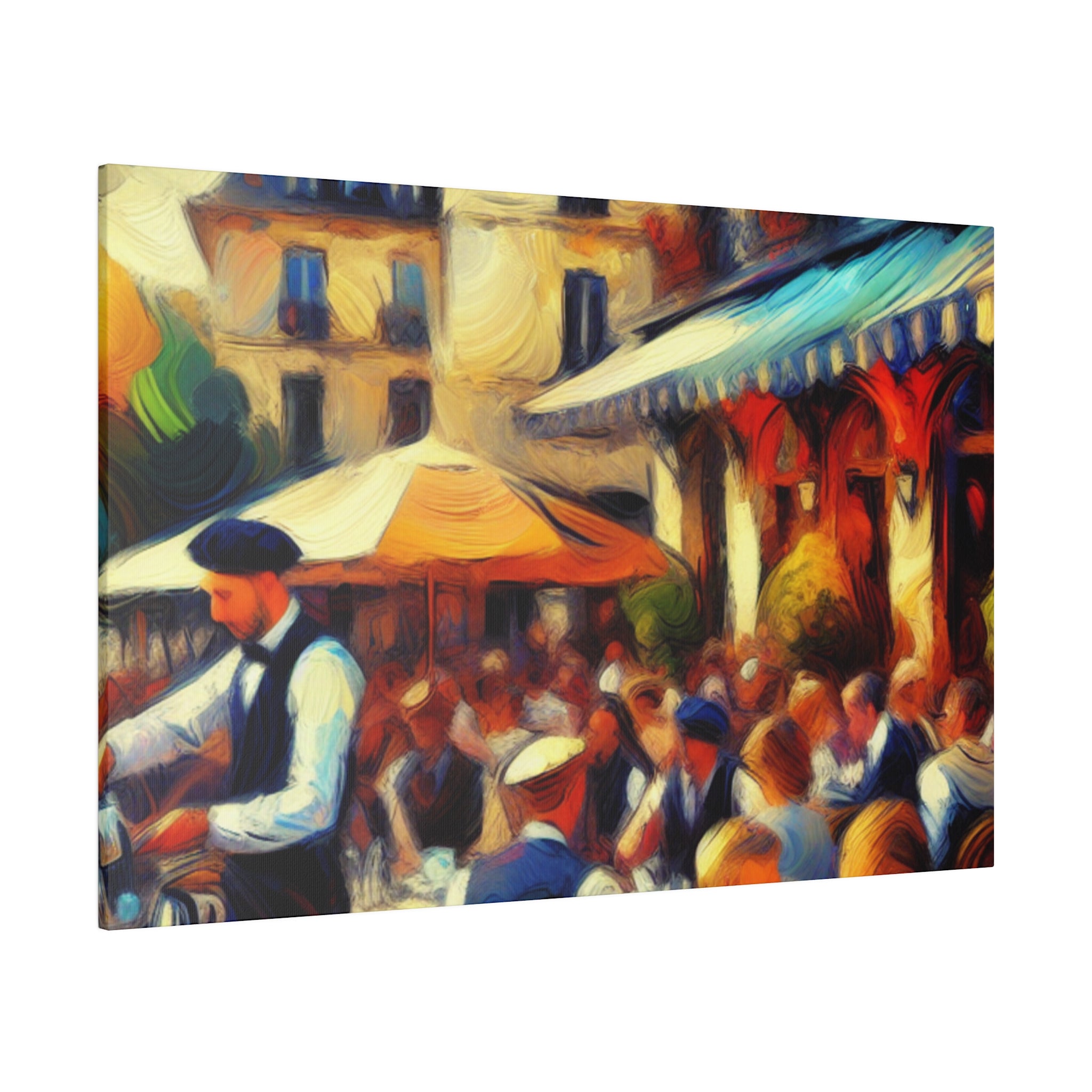 Espresso European Cafe Artwork Canvas