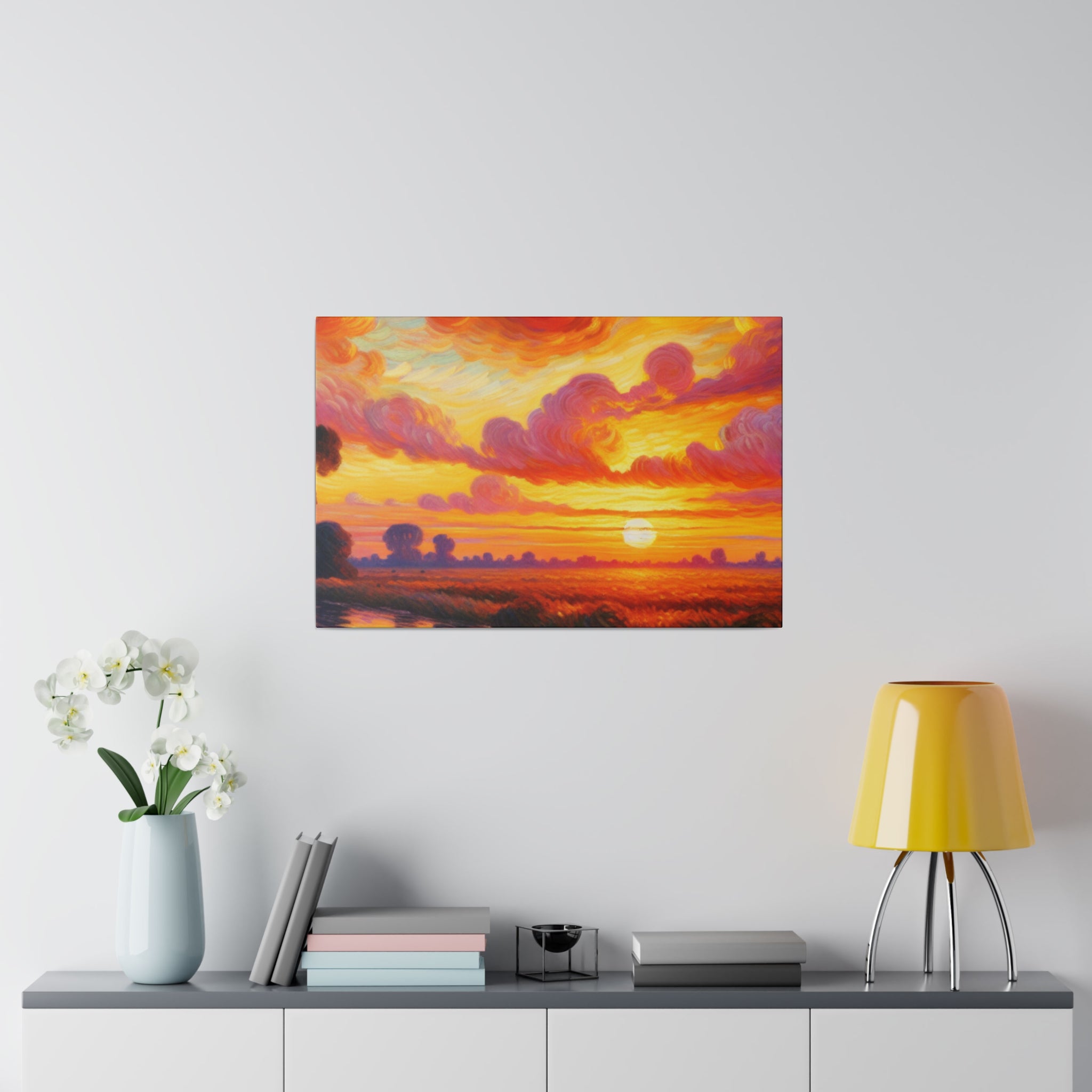 Solaris Meltdown Harmony Sunset Painting Canvas