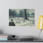 Whispers of Winter Past Snowscape Winter Painting Canvas