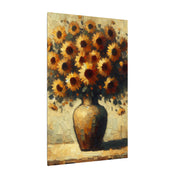 Sunflower Vase Painting Canvas