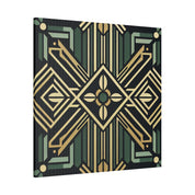 Deco Dazzle Elegance PatternArt Deco Wall Art Canvas