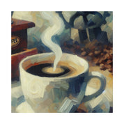 Rustic Craft Coffee Artwork Coffee Painting Canvas