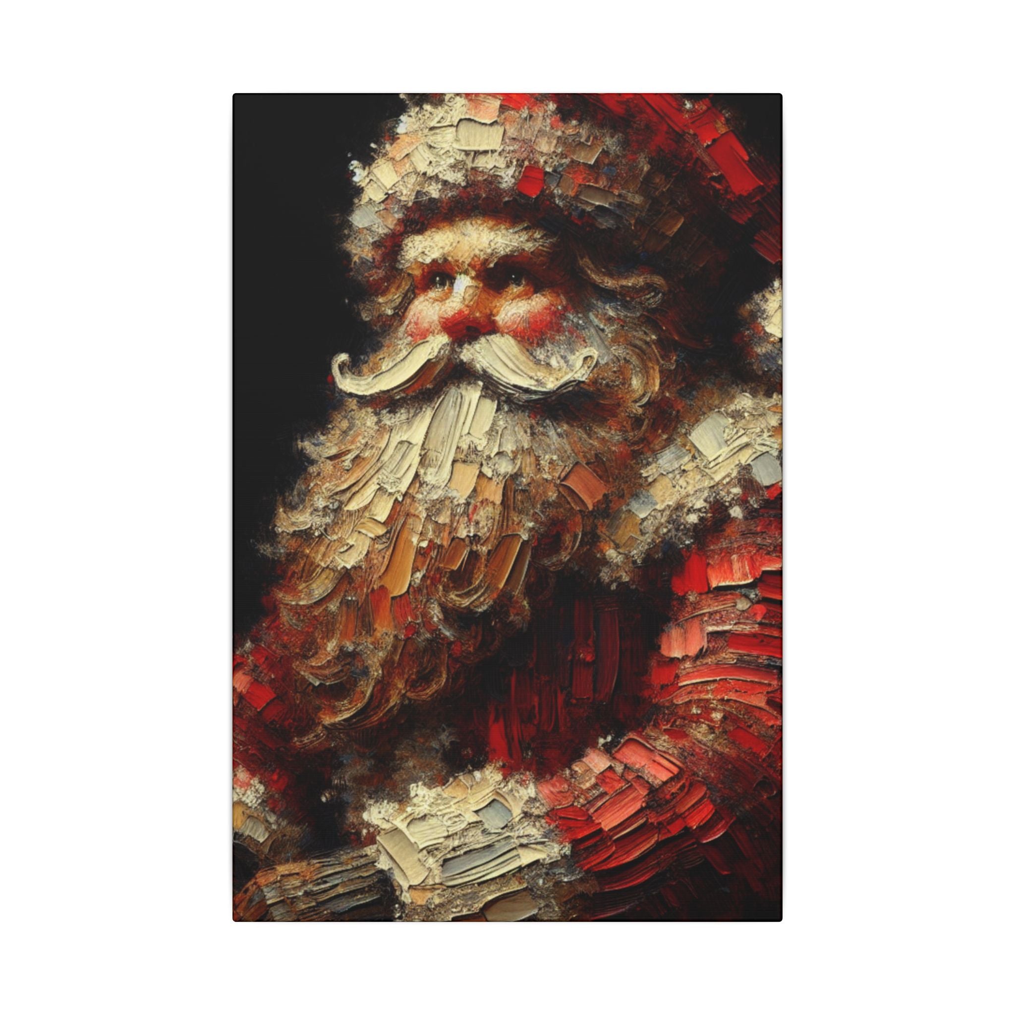 Classic Santa Portrait Canvas