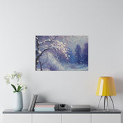 Whispering Winters of Yore Winter Painting Canvas