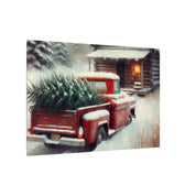 Rustic Christmas Homecoming Canvas