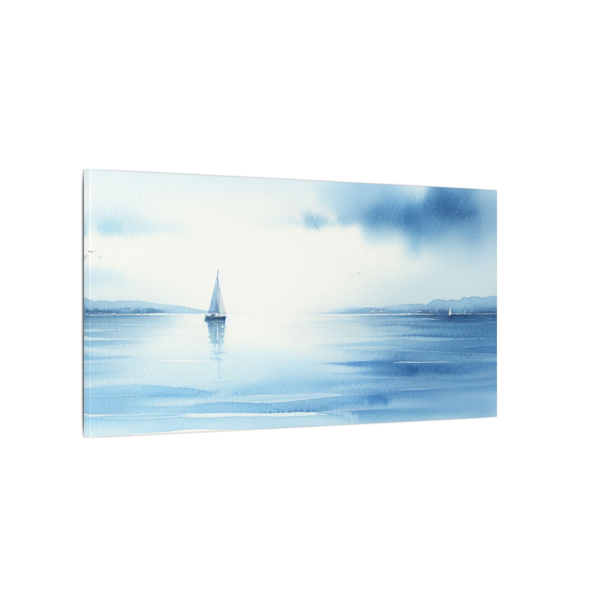 Quiet Bay Sailboat Canvas