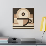 Sleek Aesthetics Coffee Canvas Coffee Wall Art Canvas