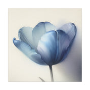 Blue Tulip Watercolor Canvas