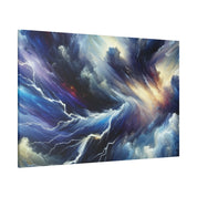 Tempest Heaven's Mirage Lightning Painting Canvas