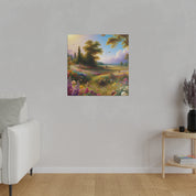 Flourishing Blooms Landscape Nature Painting Canvas