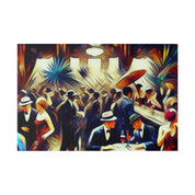 Hush Haven 1920s Retro Speakeasy Bar Art Canvas