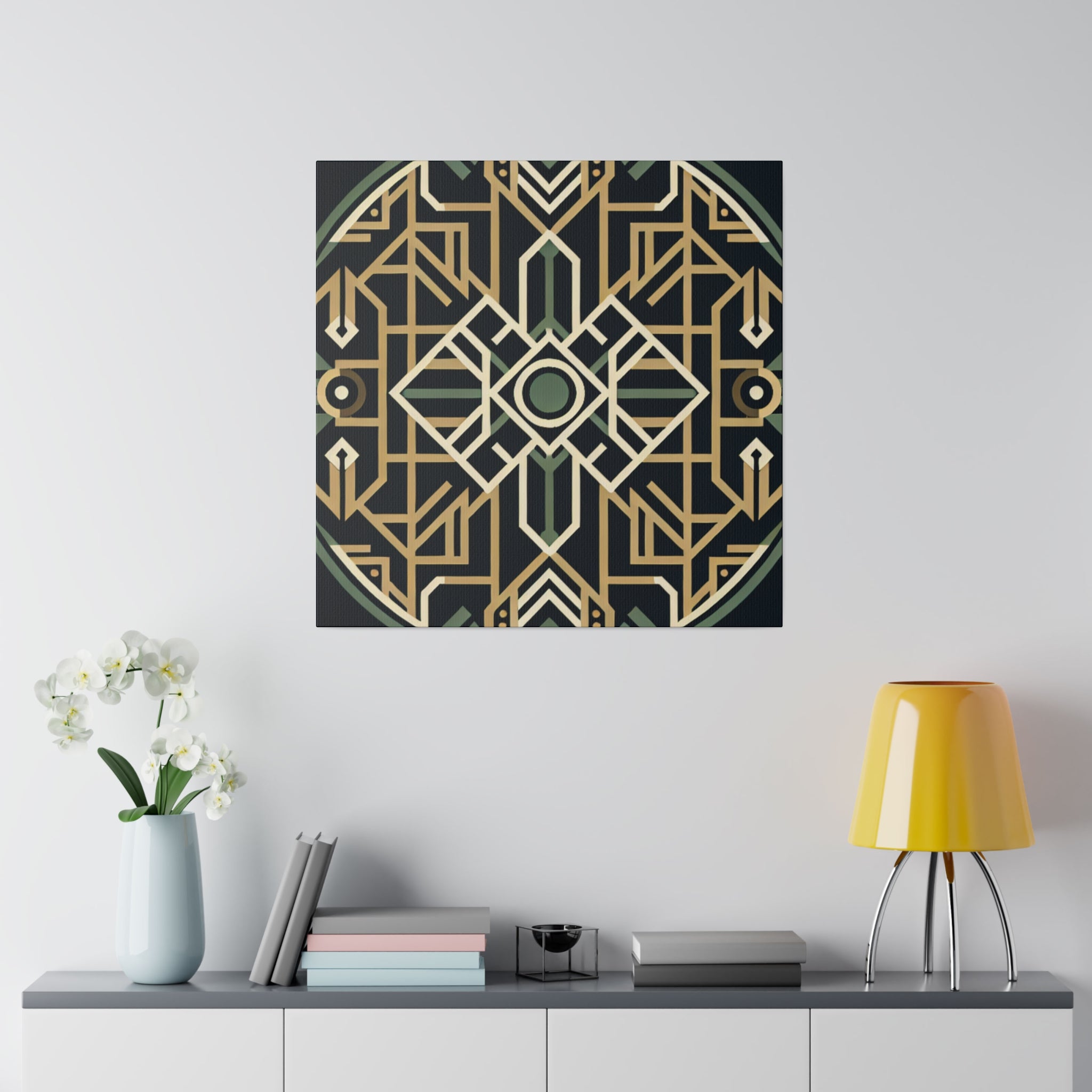 Deco Dazzle Cascade Art Deco Wall Art Canvas