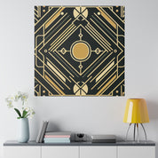 Deco Esplanade Extravaganza Art Deco Wall Art Canvas