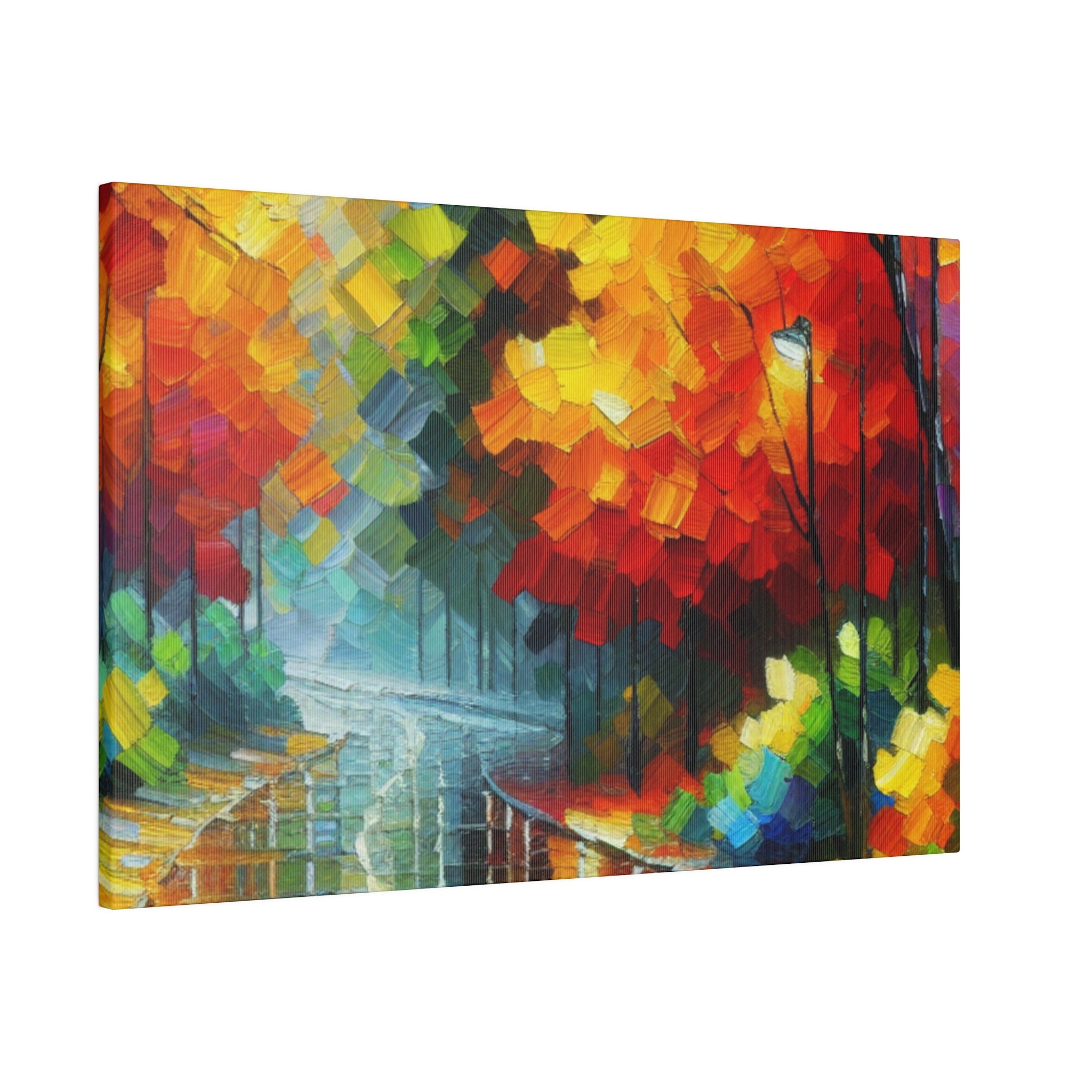 Autumn Whisper Hues Fall Painting Canvas