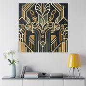 Luxe Dreamscape Pattern Art Deco Wall Art Canvas