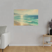 Impressionist Seashore Symphony Beach Painting Canvas