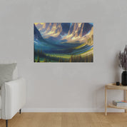 Mystic Mountain Symphony Mountain Landscape Painting Canvas