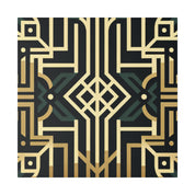 Deco Dream Fusion Pattern Art Deco Wall Art Canvas