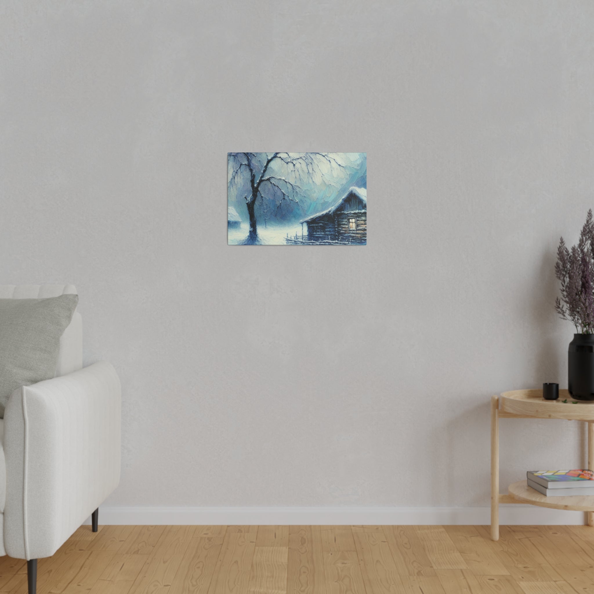 Snow Mystery of Yesteryears Winter Painting Canvas