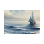 Seascape Serenity Sailboat Painting Canvas