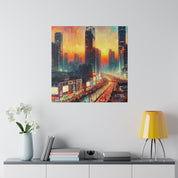 Urban Utopia Cityscape City Art Canvas