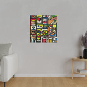 Vibrant Kitchen Pop Art Wall Art Canvas