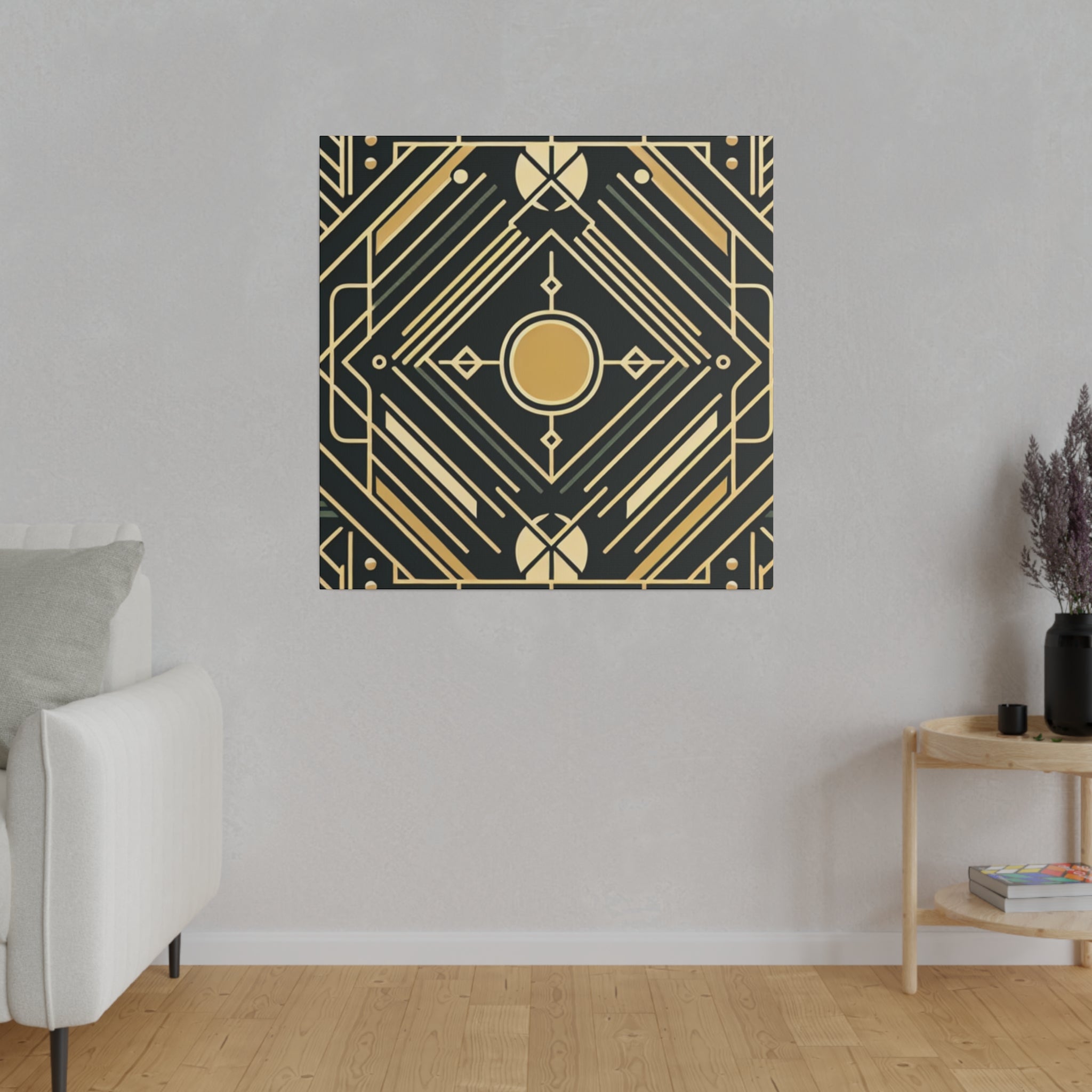 Deco Esplanade Extravaganza Art Deco Wall Art Canvas