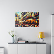 Resplendent Morningscape Mosaic European Cafe Artwork Canvas