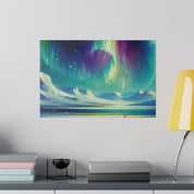 Aurora Winter Dream Northern Lights Painting Canvas