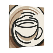 Ambient Cafe Art Minimalism Coffee Wall Art Canvas