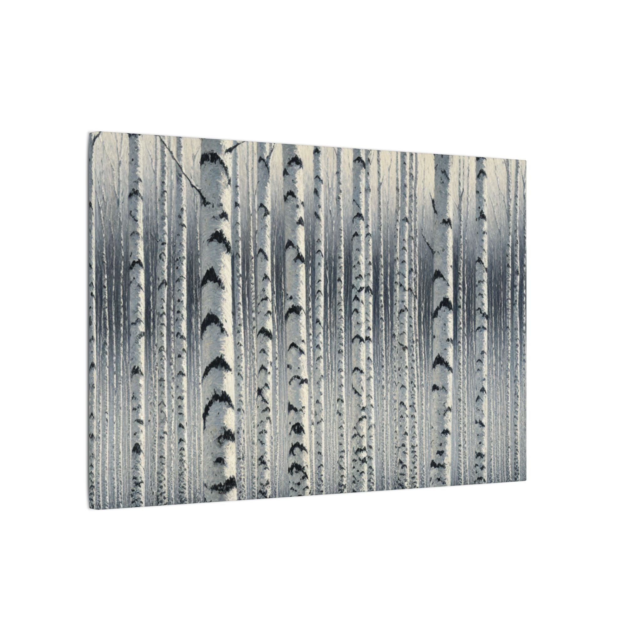 Winter Birch Grove Canvas