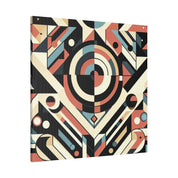 Maximalist Mosaic of Modernity Geometric Painting Canvas