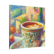 Brewed Delight Turkish Coffee Painting Canvas