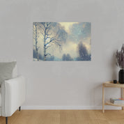 Winter Sky Snowscape Expression Winter Painting Canvas