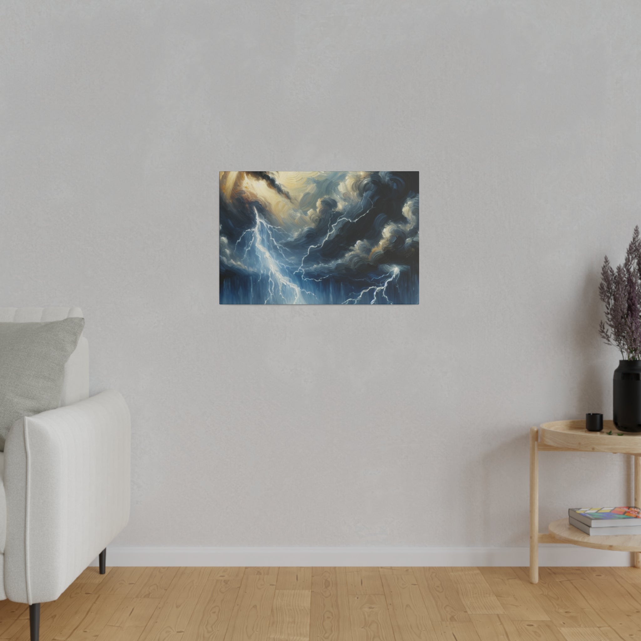 Storm Spirit Symphony Lightning Painting Canvas