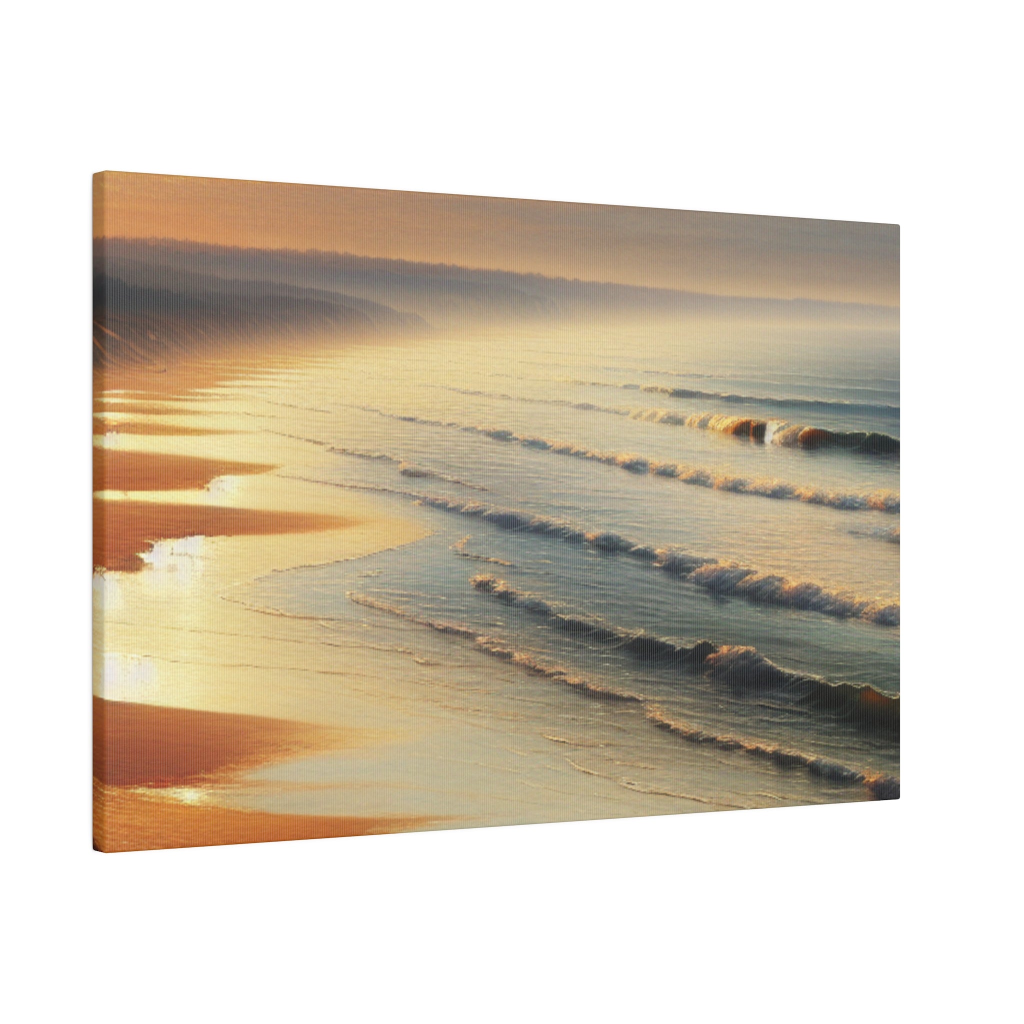 Seascape Coastal Style Tonalism Beach Painting Canvas